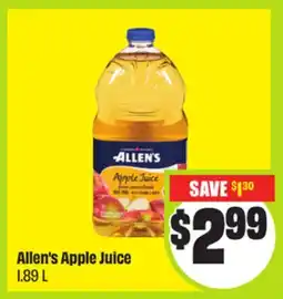 FreshCo Allen's Apple Juice offer