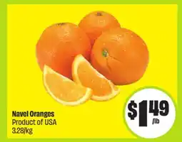 FreshCo Navel Oranges Product of USA 3.28/kg offer