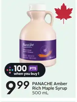 Sobeys PANACHE Amber Rich Maple Syrup offer