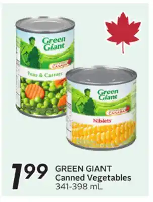 Sobeys GREEN GIANT Canned Vegetables offer