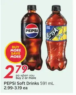 Sobeys PEPSI Soft Drinks offer