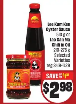 FreshCo Lee Kum Kee Oyster Sauce Lao Gan Ma Chili in Oil - LNY offer