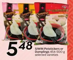 Sobeys SIWIN Potstickers or Dumplings offer