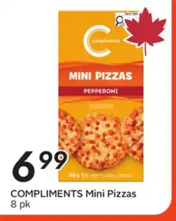 Sobeys COMPLIMENTS Mini Pizzas offer