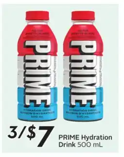Sobeys PRIME Hydration Drink offer
