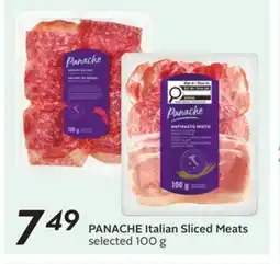 Sobeys PANACHE Italian Sliced Meats offer