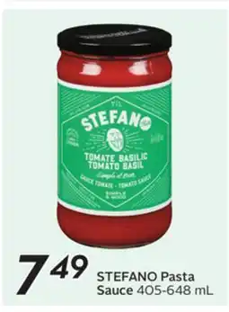 Sobeys STEFANO Pasta Sauce offer