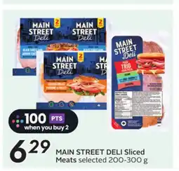 Sobeys MAIN STREET DELI Sliced Meats offer