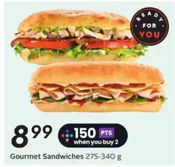 Sobeys Gourmet Sandwiches offer