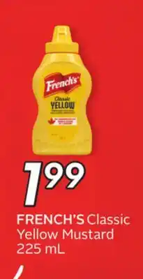 Sobeys FRENCH'S Classic Yellow Mustard offer