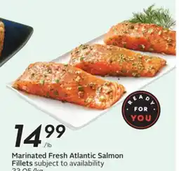 Sobeys Marinated Fresh Atlantic Salmon Fillets offer