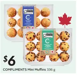 Sobeys COMPLIMENTS Mini Muffins offer