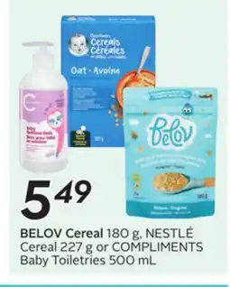 Sobeys BELOV Cereal offer