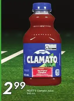 Sobeys MOTT'S Clamato Juice offer