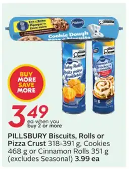Sobeys PILLSBURY Biscuits, Rolls or Pizza Crust offer