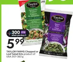Sobeys TAYLOR FARMS Chopped or Leaf Salad Kits offer