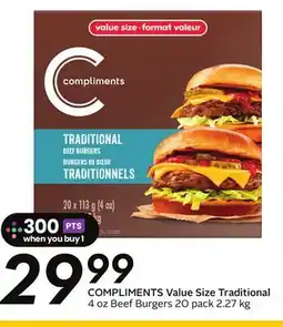 Sobeys COMPLIMENTS Value Size Traditional offer