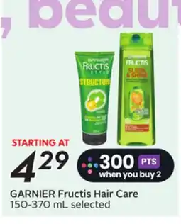 Sobeys GARNIER Fructis Hair Care offer