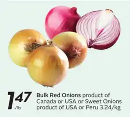 Sobeys Bulk Red Onions offer
