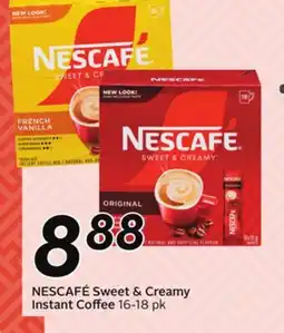 Sobeys NESCAFÉ Sweet & Creamy Instant Coffee offer