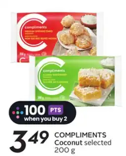 Sobeys COMPLIMENTS Coconut offer