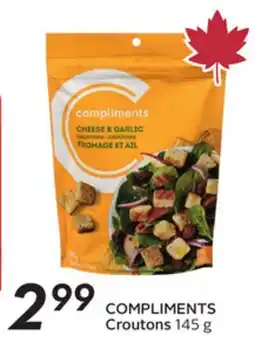Sobeys COMPLIMENTS Croutons offer