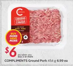 Sobeys COMPLIMENTS Ground Pork offer
