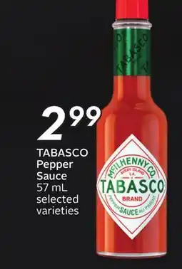 Sobeys TABASCO Pepper Sauce offer