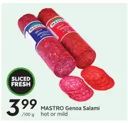 Sobeys MASTRO Genoa Salami offer