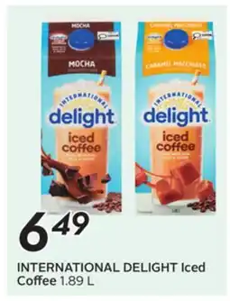 Sobeys INTERNATIONAL DELIGHT Iced Coffee offer