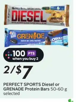 Sobeys PERFECT SPORTS Diesel or GRENADE Protein Bars offer