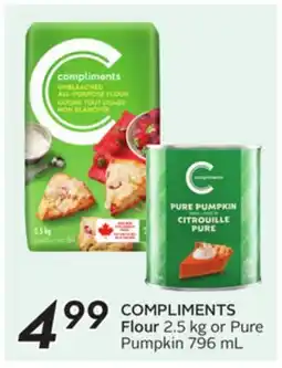 Sobeys COMPLIMENTS Flour offer