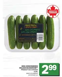L'Intermarché MINI-CONCOMBRES | MINI CUCUMBERS, 6 UN offer