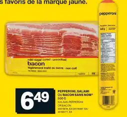 L'Intermarché PEPPERONI, SALAMI OU BACON 500 G | SALAMI, PEPPERONI OR BACON offer
