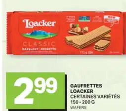 L'Intermarché GAUFRETTES LOACKER, 150-200 G | WAFERS offer