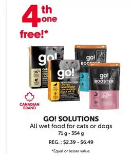 Mondou GO! SOLUTIONS All wet food for cats or dogs offer