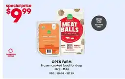 Mondou OPEN FARM Frozen cooked food for dogs offer