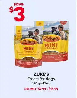 Mondou ZUKE'S Treats for dogs offer