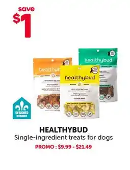 Mondou HEALTHYBUD Single-ingredient treats for dogs offer