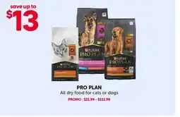 Mondou PRO PLAN All dry food for cats or dogs offer