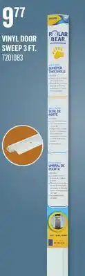 Canac Vinyl Door Sweep 3 ft offer