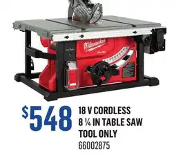 Canac 18 V Cordless 8 1/4 in Table Saw ToolOnly offer