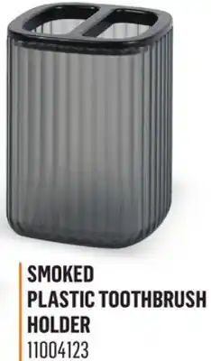 Canac Smoked Plastic Toothbrush Holder offer