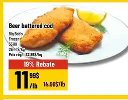 Mayrand Beer-battered Cod offer