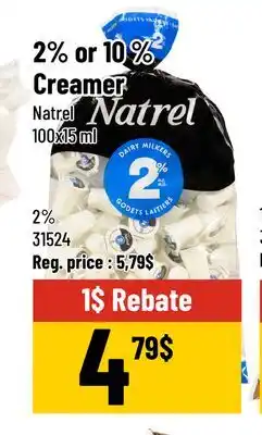 Mayrand Natrel 2% or 10% Creamer offer