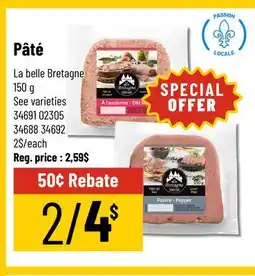 Mayrand La belle Bretagne Pâté Quebec offer