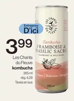 Avril Les Chants du Fleuve kombucha offer