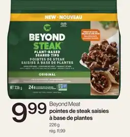 Avril pointes de steak saisies à base de plantes offer