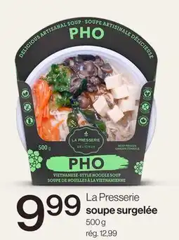 Avril La Presserie soupe surgelée offer