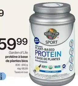 Avril protéine à base deplantes bios offer